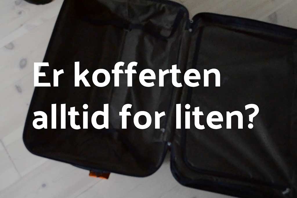Lite plass i kofferten?