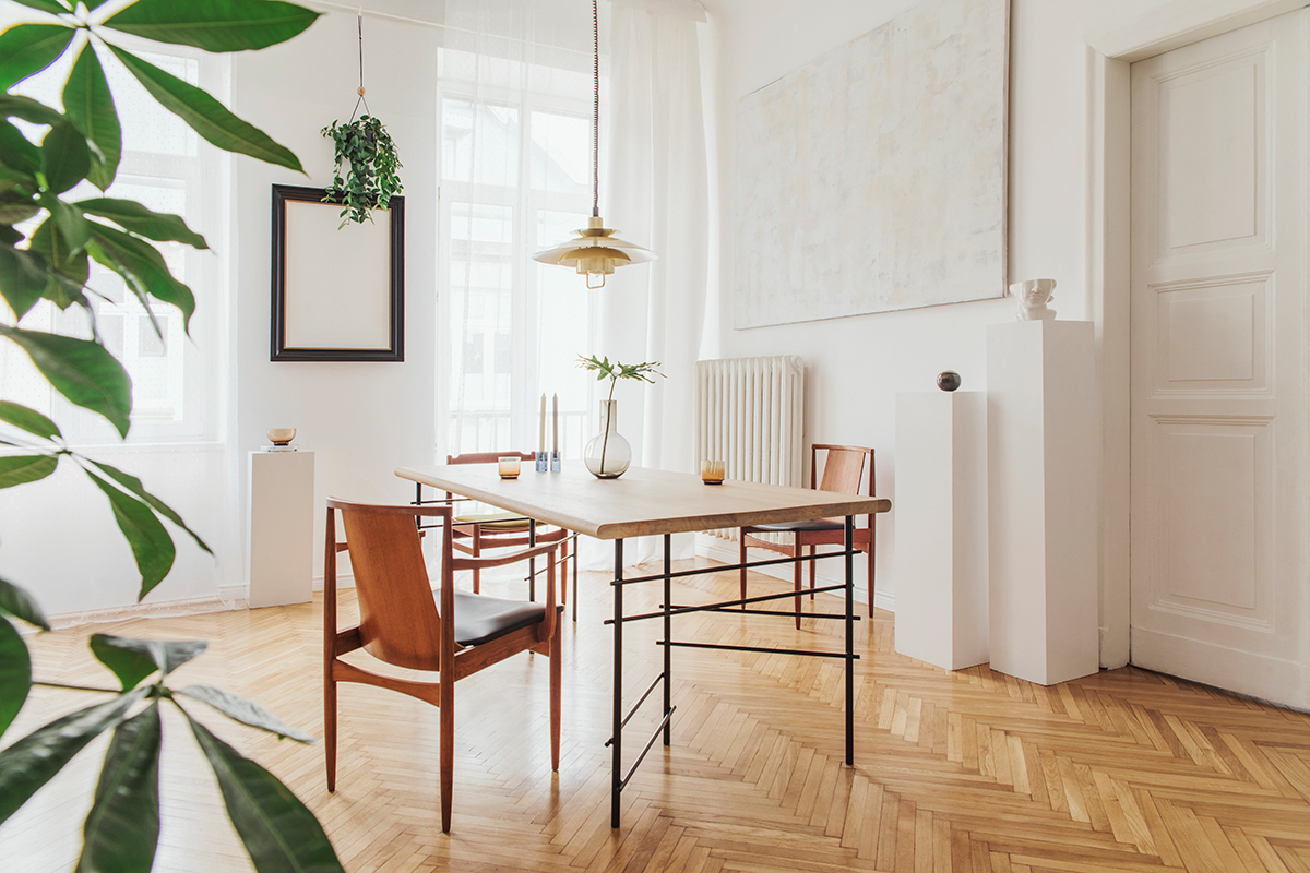Ren og lys liten bolig