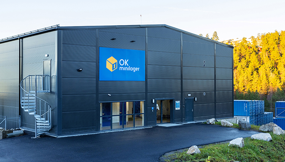 Utenfor et OK Minilager