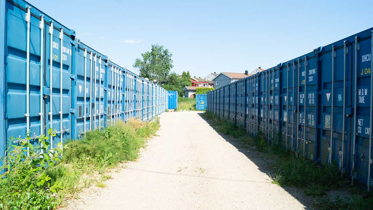 OK Minilager lagercontainer som er til leie